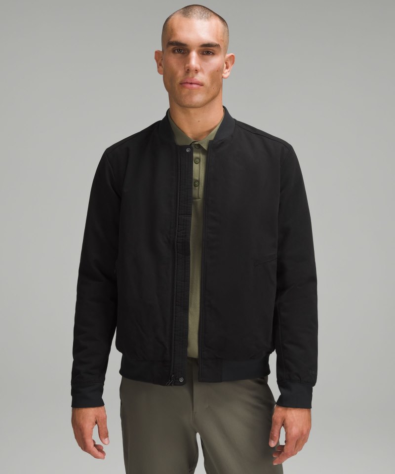 Lululemon Switch Over Bomber Jacket Black Online Outlet Sale
