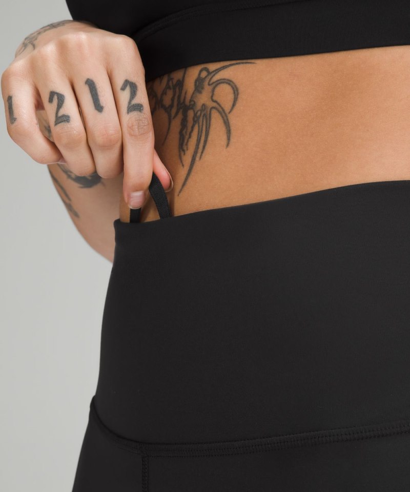 Lululemon Wunder Train High-Rise Short with Pockets 6" Black Online Outlet Sale