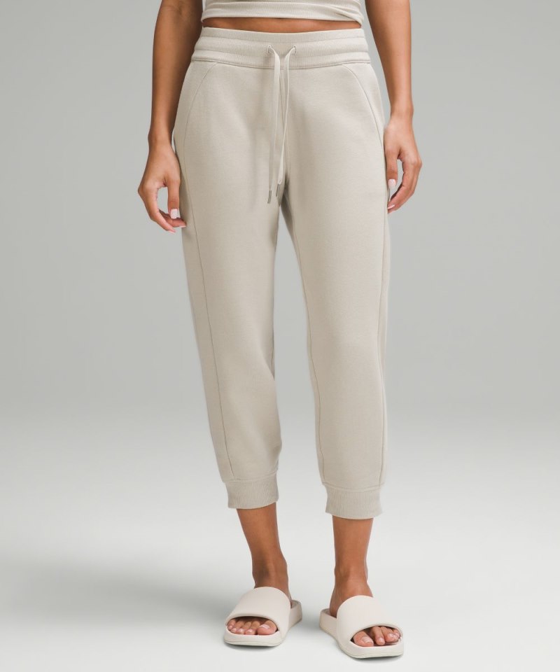 Lululemon Scuba High-Rise Cropped Jogger Mojave Tan Online Outlet Sale