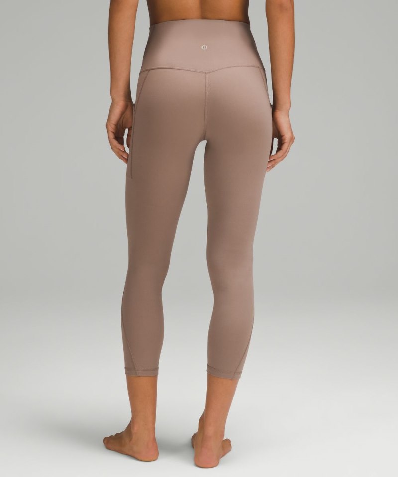 Lululemon lululemon Align™ High-Rise Crop with Pockets 23" Taupetastic Online Outlet Sale