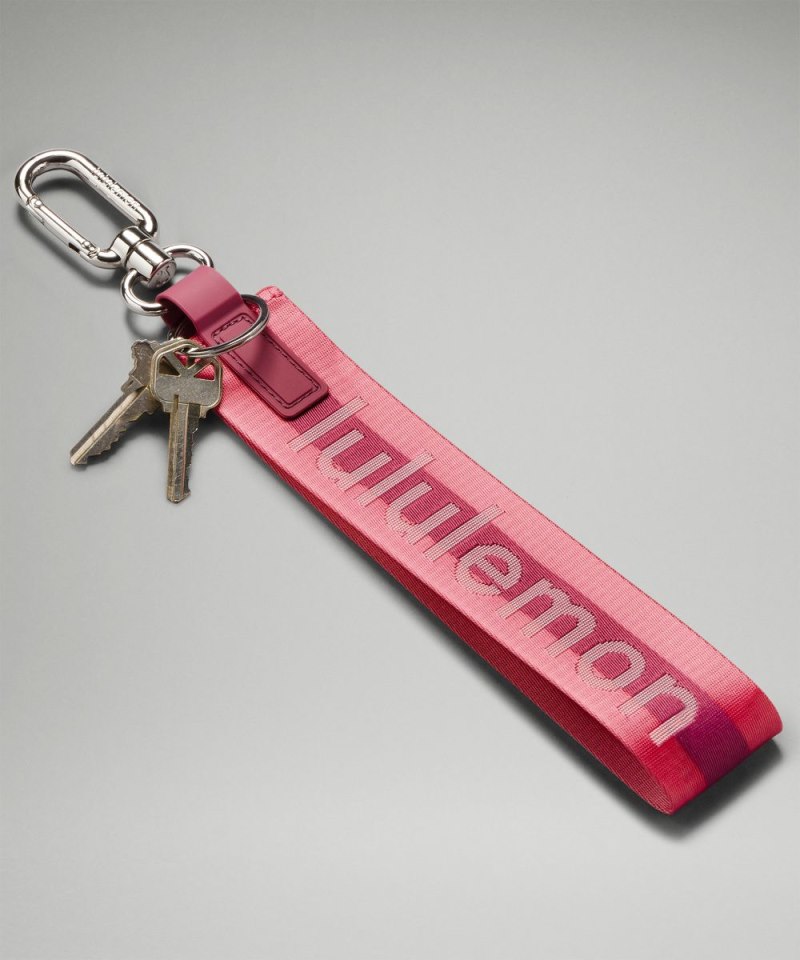 Lululemon Never Lost Keychain Sakura Pink / Washed Mauve / White Online Outlet Sale