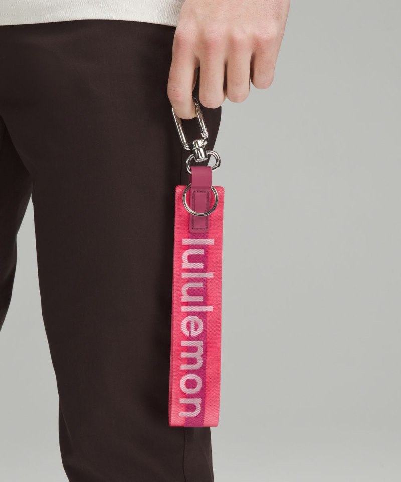 Lululemon Never Lost Keychain Sakura Pink / Washed Mauve / White Online Outlet Sale