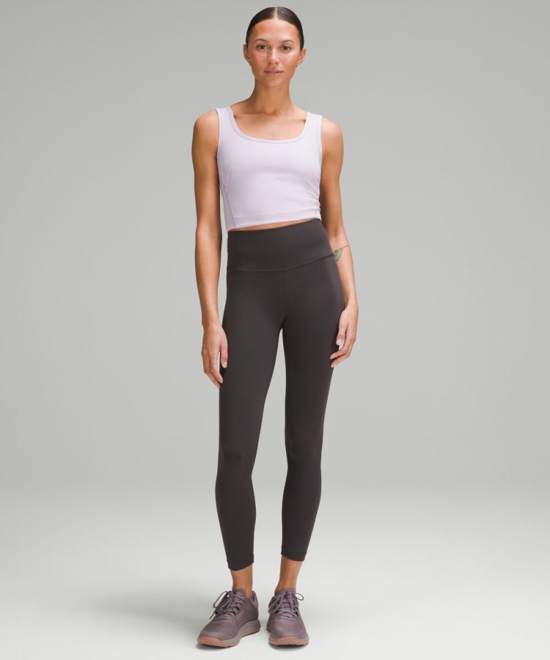 Lululemon Wunder Train Scoop-Neck Ribbed Tank Top *Medium Support, B / C Cup Lilac Ether Online Outlet Sale