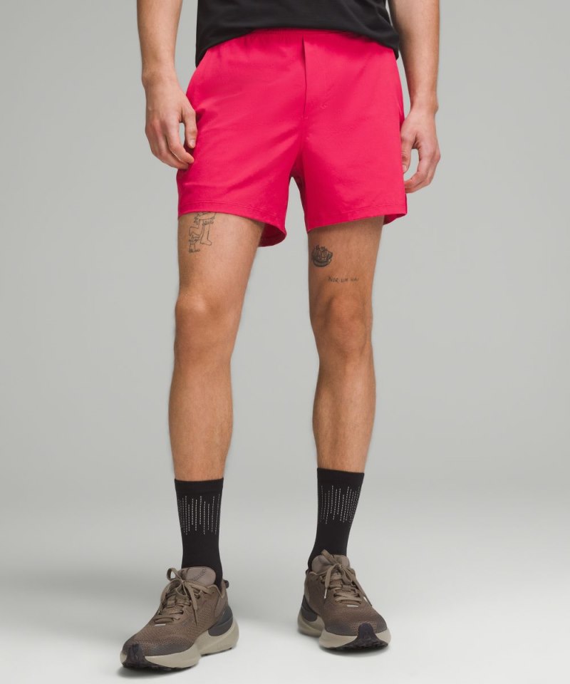 Lululemon Pace Breaker Lined Short 5" Cherry Mist Online Outlet Sale