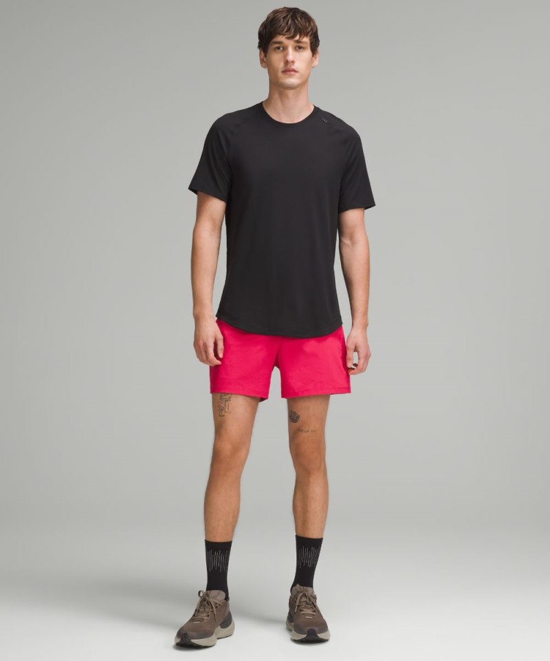Lululemon Pace Breaker Lined Short 5" Cherry Mist Online Outlet Sale