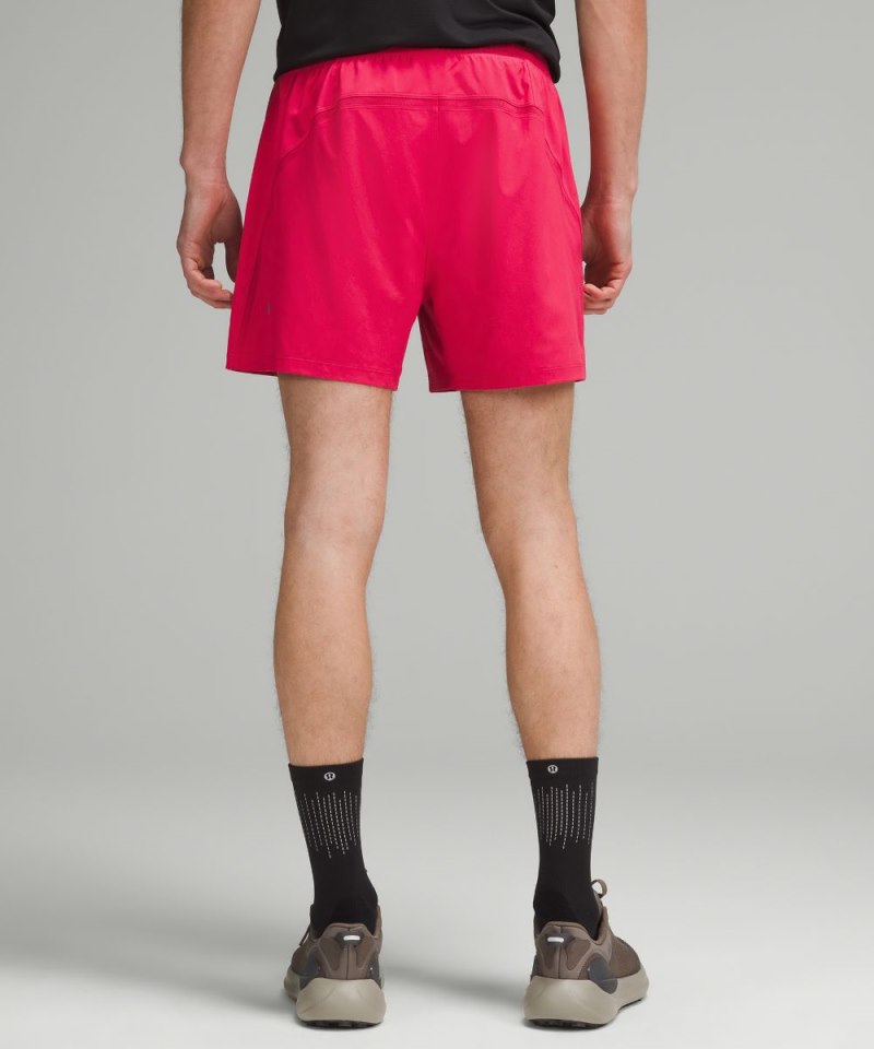 Lululemon Pace Breaker Lined Short 5" Cherry Mist Online Outlet Sale