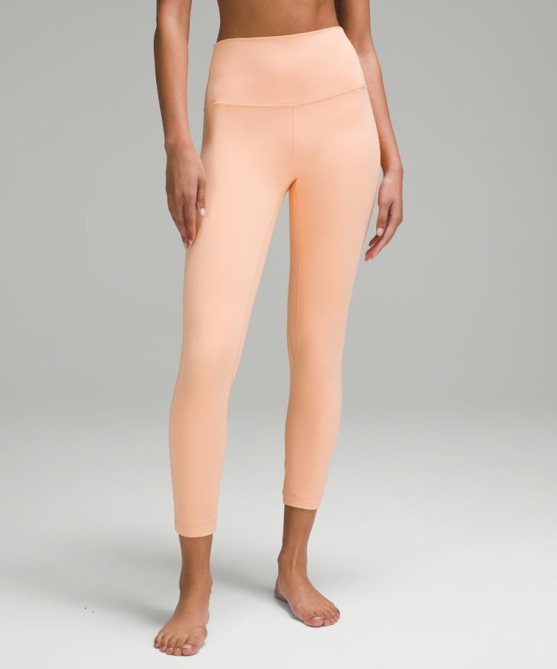Lululemon lululemon Align™ High-Rise Pant 25" Peach Bellini Online Outlet Sale