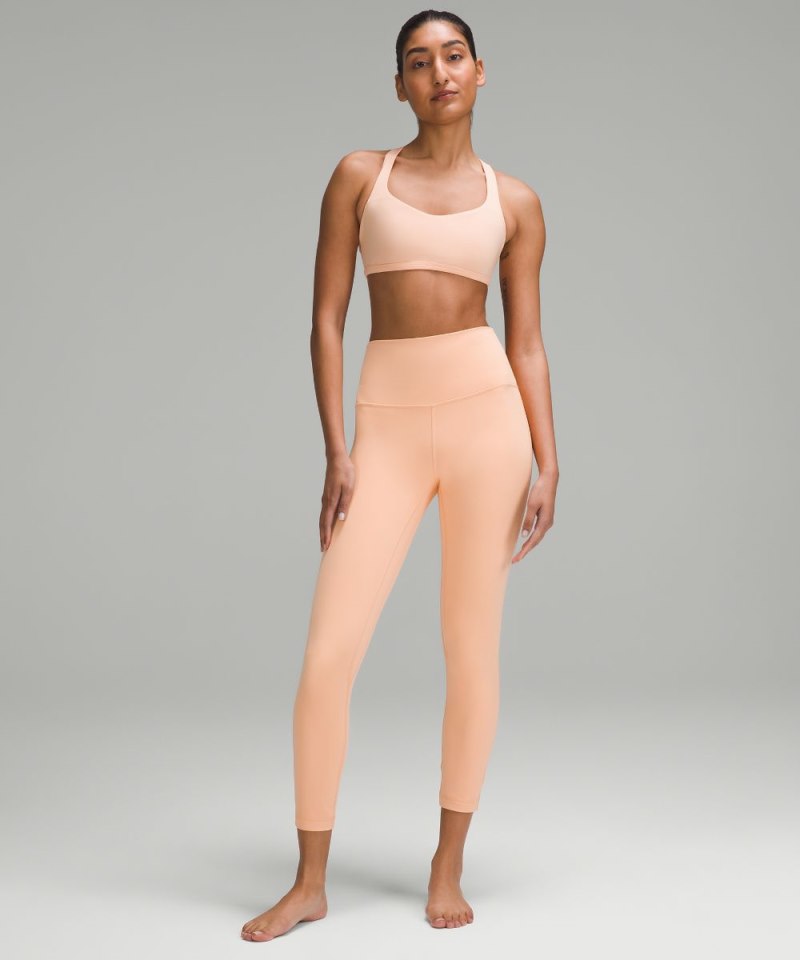 Lululemon lululemon Align™ High-Rise Pant 25" Peach Bellini Online Outlet Sale