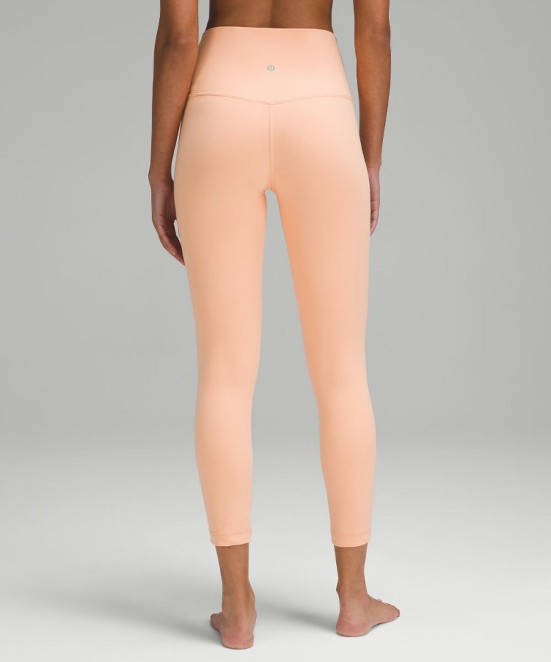 Lululemon lululemon Align™ High-Rise Pant 25" Peach Bellini Online Outlet Sale