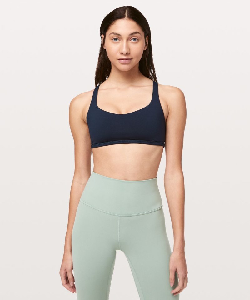 Lululemon Free to Be Bra - Wild *Light Support, A / B Cup True Navy Online Outlet Sale