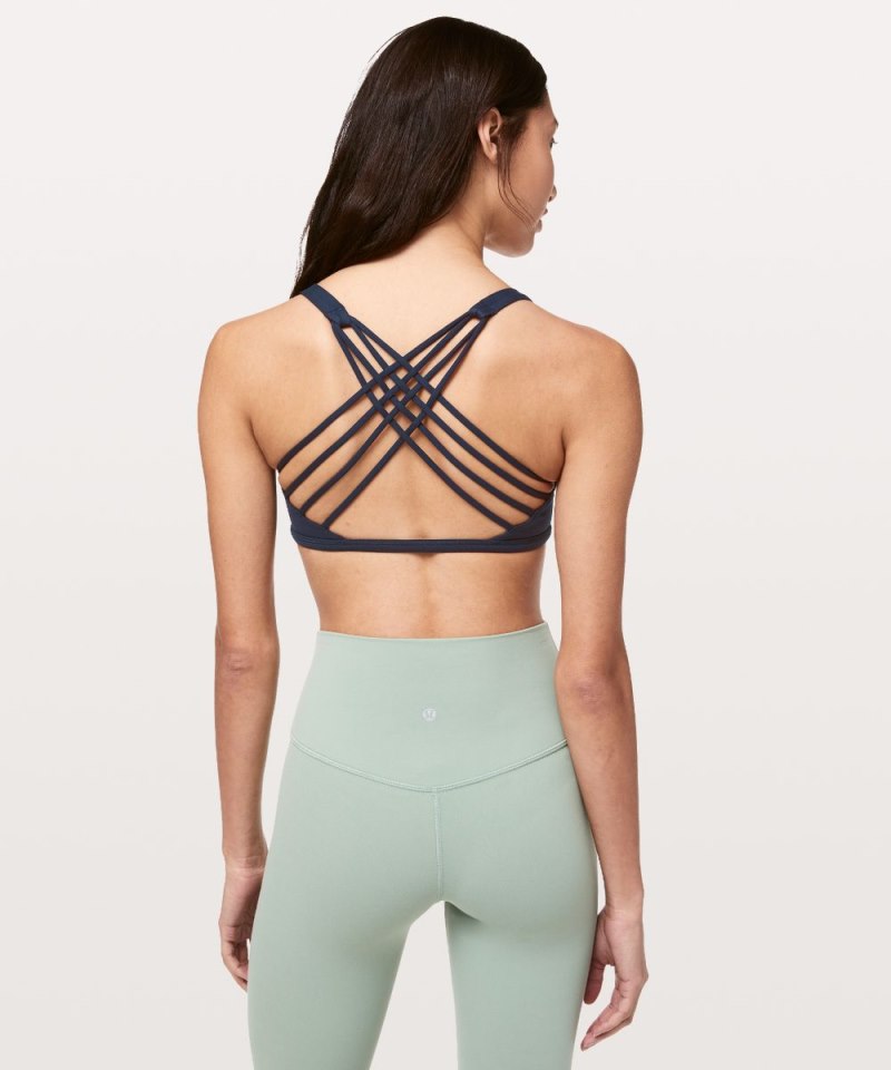 Lululemon Free to Be Bra - Wild *Light Support, A / B Cup True Navy Online Outlet Sale
