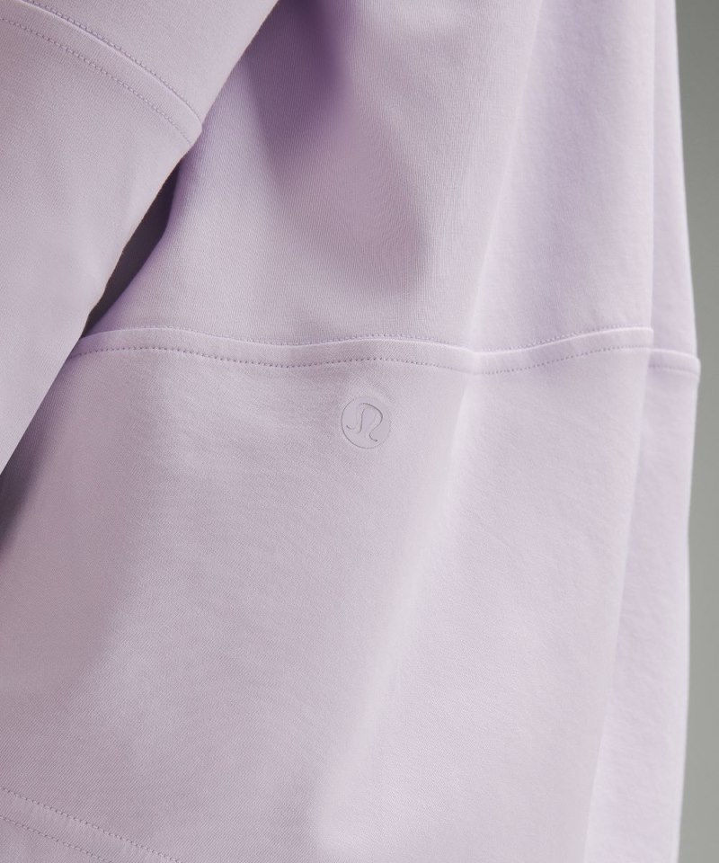 Lululemon Back In Action V-Neck Long-Sleeve Shirt Lilac Ether Online Outlet Sale