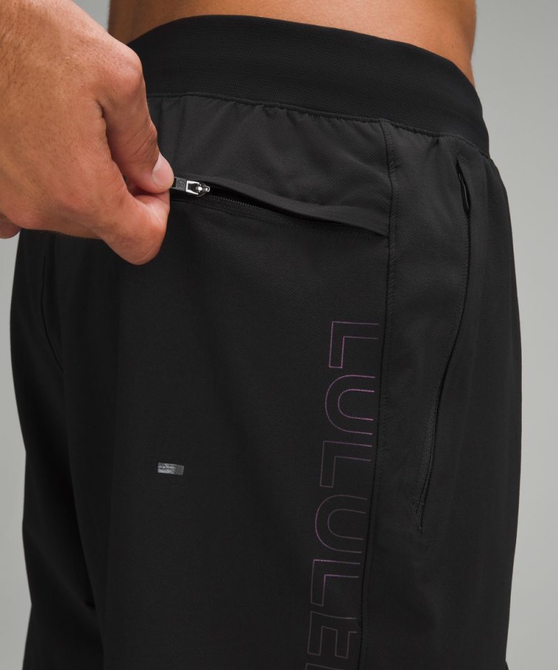 Lululemon License to Train Linerless Short 7" *Graphic Black Online Outlet Sale