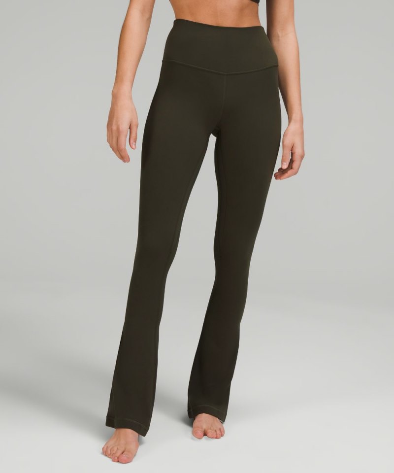 Lululemon lululemon Align™ High-Rise Mini-Flare Pant *Regular Dark Olive Online Outlet Sale