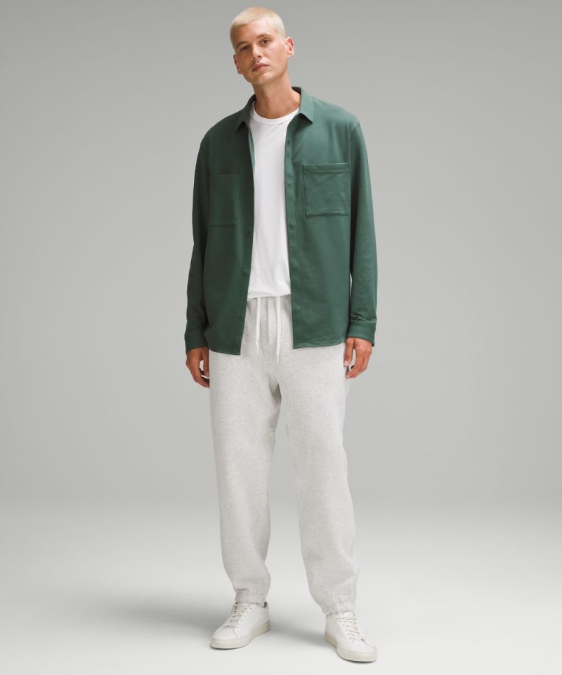 Lululemon Soft Knit Overshirt *French Terry Dark Forest Online Outlet Sale