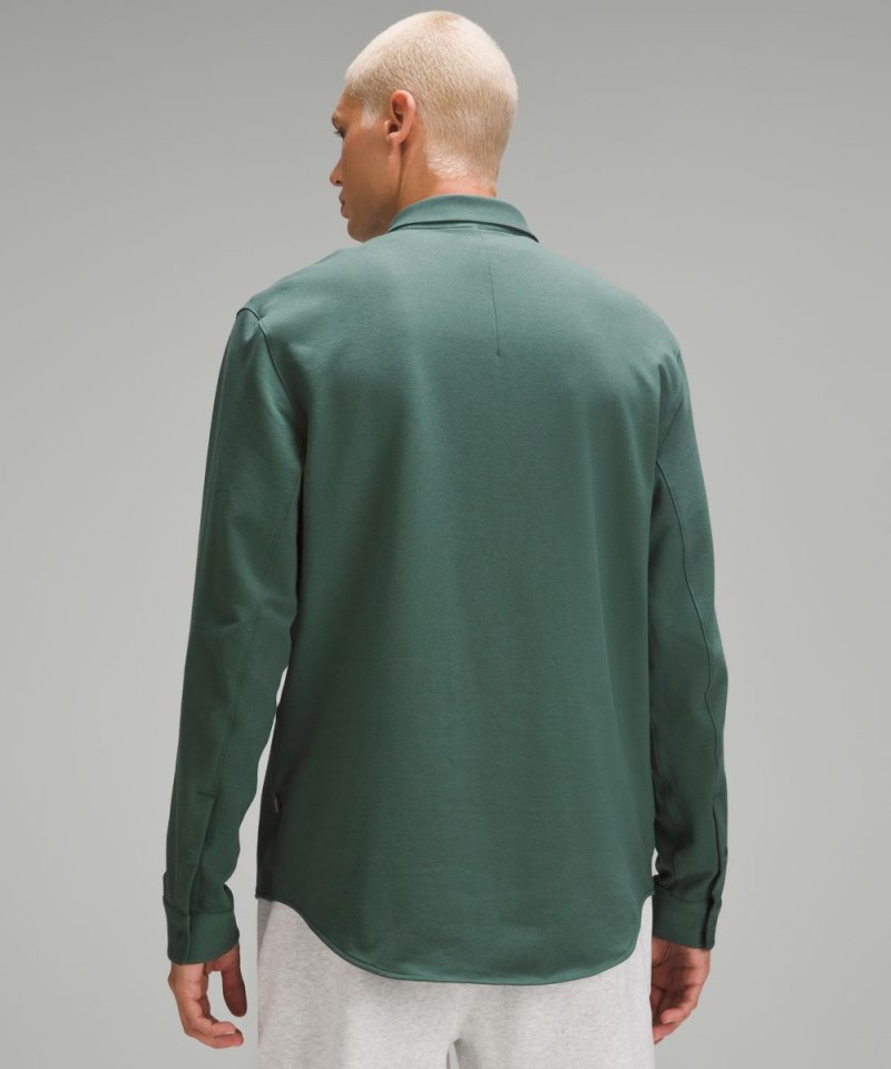 Lululemon Soft Knit Overshirt *French Terry Dark Forest Online Outlet Sale