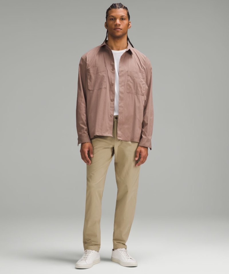 Lululemon ABC Slim-Fit Trouser 32"L *Stretch Cotton VersaTwill Compass Khaki Online Outlet Sale