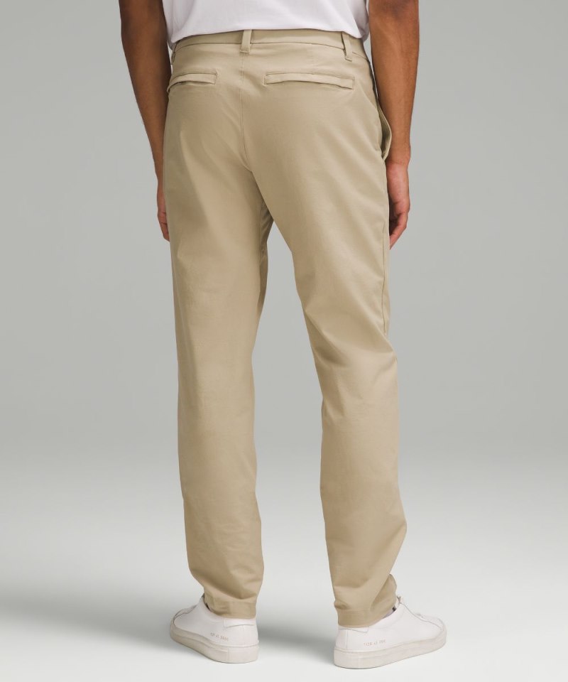Lululemon ABC Slim-Fit Trouser 32"L *Stretch Cotton VersaTwill Compass Khaki Online Outlet Sale