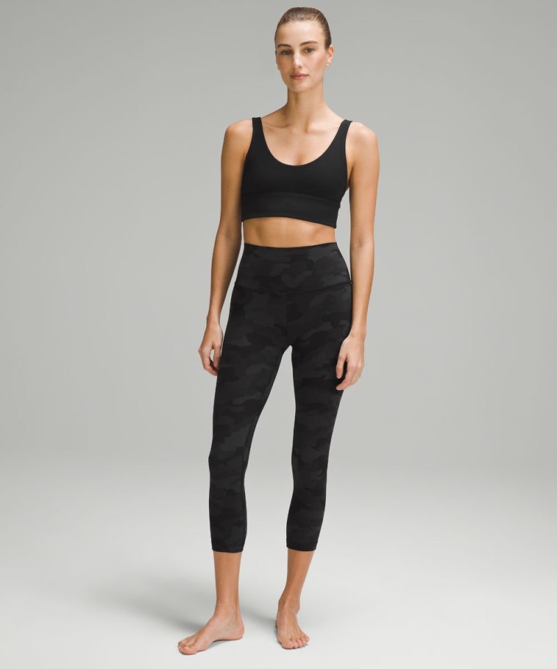 Lululemon lululemon Align™ High-Rise Crop 23" Heritage 365 Camo Deep Coal Multi Online Outlet Sale