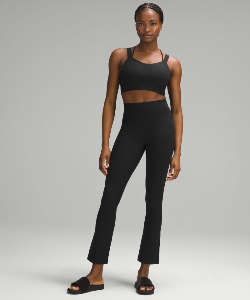 Lululemon Like a Cloud Longline Ribbed Bra *Light Support, D / DD Cups Black Online Outlet Sale