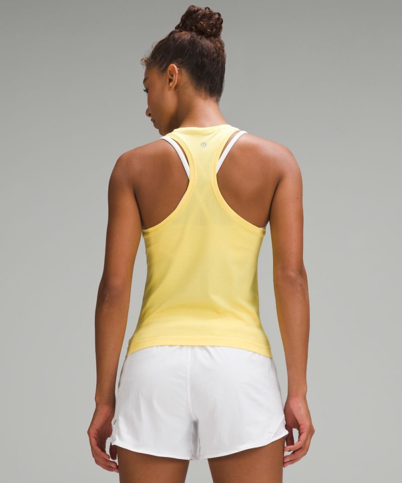 Lululemon Swiftly Tech Racerback Tank Top 2.0 *Race Length Beaming Yellow / Beaming Yellow Online Outlet Sale