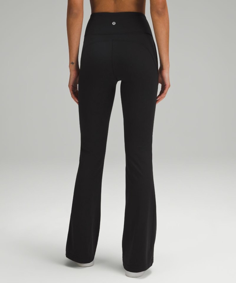 Lululemon Groove High-Rise Flared Pant with Pockets 32.5" Black Online Outlet Sale