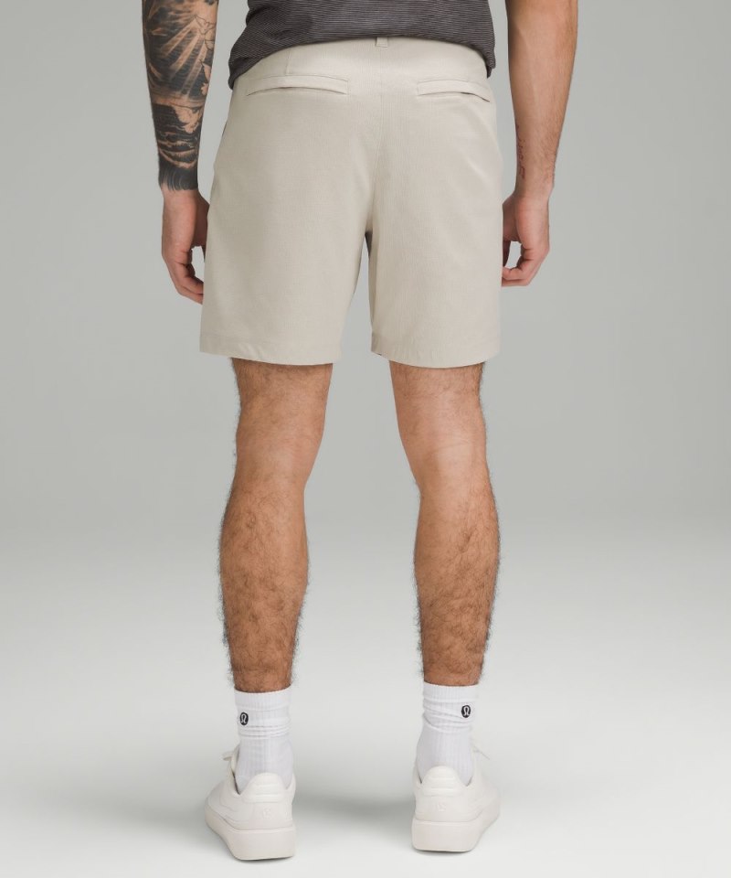 Lululemon ABC Classic-Fit Short 7" *WovenAir Mojave Tan Online Outlet Sale
