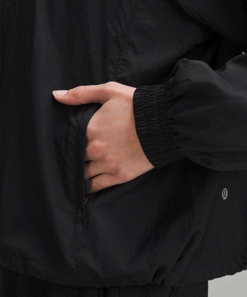 Lululemon License to Train Lightweight Jacket Black / Black (not available) Online Outlet Sale