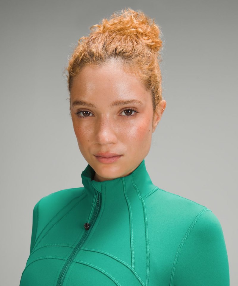 Lululemon Define Cropped Jacket *Nulu Cascadia Green Online Outlet Sale