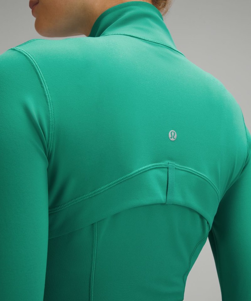 Lululemon Define Cropped Jacket *Nulu Cascadia Green Online Outlet Sale
