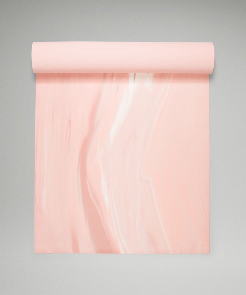 Lululemon The (Big) Mat 5mm *Made With FSC™ Certified Rubber Dew Pink / Pink Pastel / White / Dew Pink Online Outlet Sale