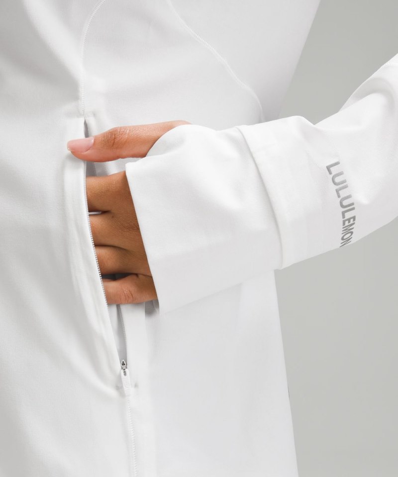 Lululemon Mist Over Windbreaker White Online Outlet Sale