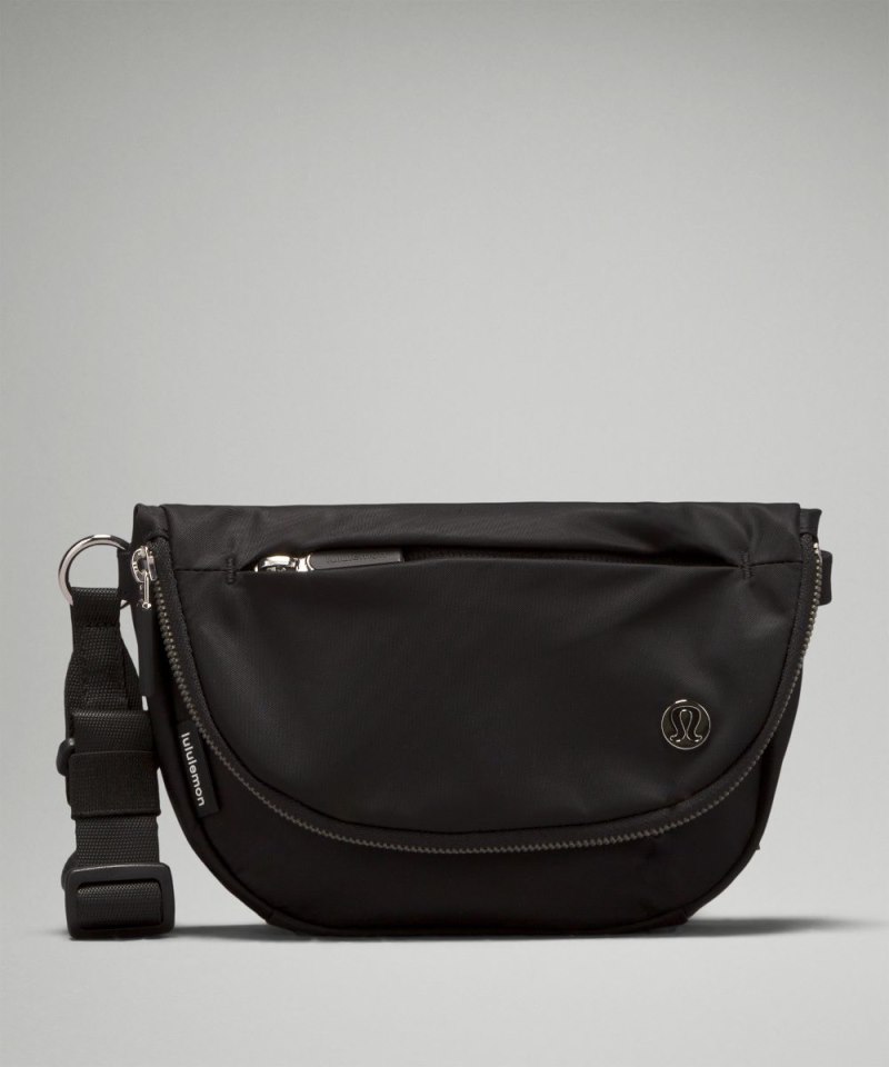 Lululemon All Night Festival Bag *Micro 2L Black / Silver Online Outlet Sale