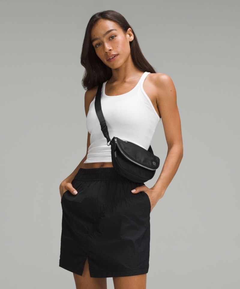 Lululemon All Night Festival Bag *Micro 2L Black / Silver Online Outlet Sale