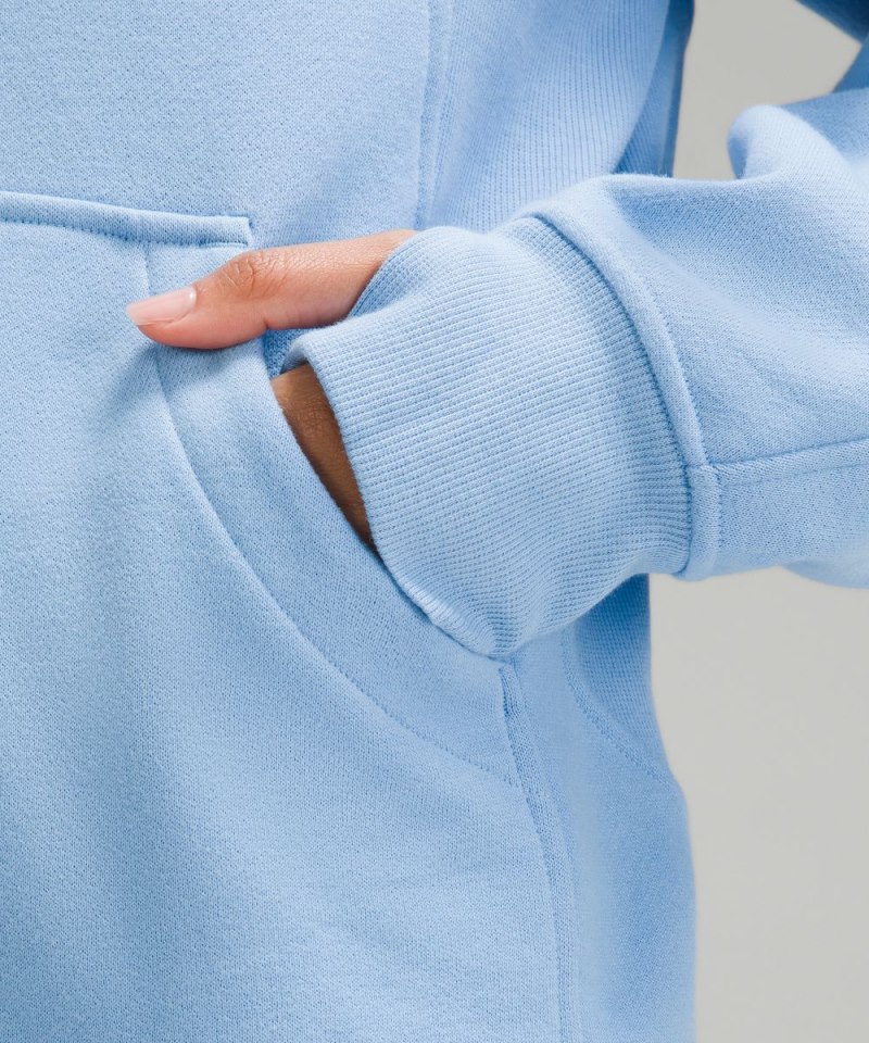 Lululemon Scuba Oversized Funnel-Neck Half Zip *Long Sinatra Blue Online Outlet Sale