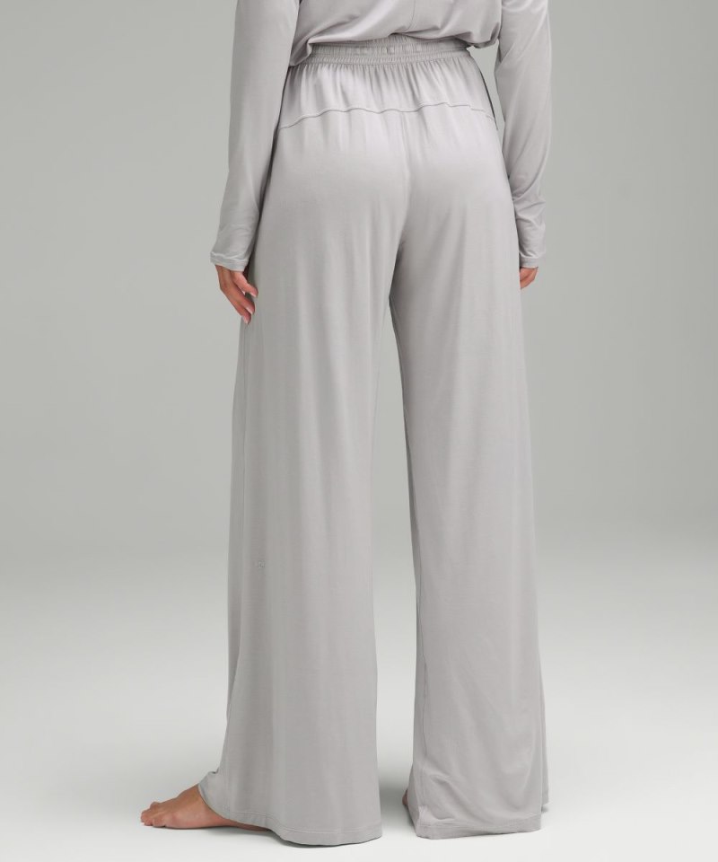 Lululemon Modal High-Rise Wide-Leg Lounge Pant Silver Drop Online Outlet Sale