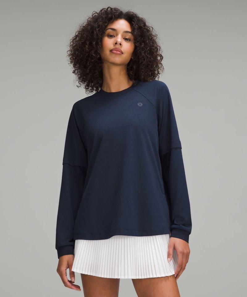Lululemon Layered Long-Sleeve T-Shirt True Navy Online Outlet Sale