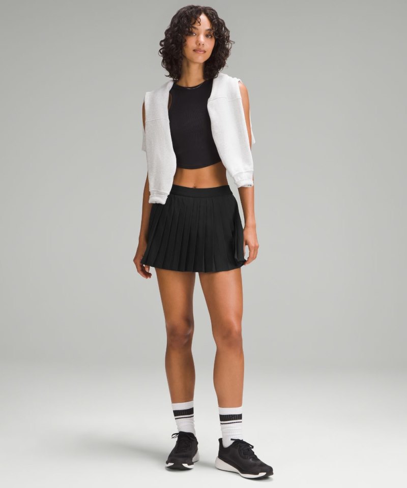Lululemon High-Rise Pleated Tennis Skirt Black Online Outlet Sale