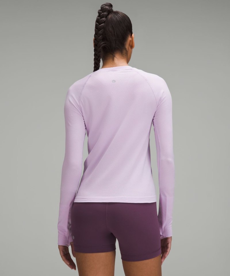 Lululemon Swiftly Tech Long-Sleeve Shirt 2.0 *Race Length Lilac Ether / Lilac Ether Online Outlet Sale