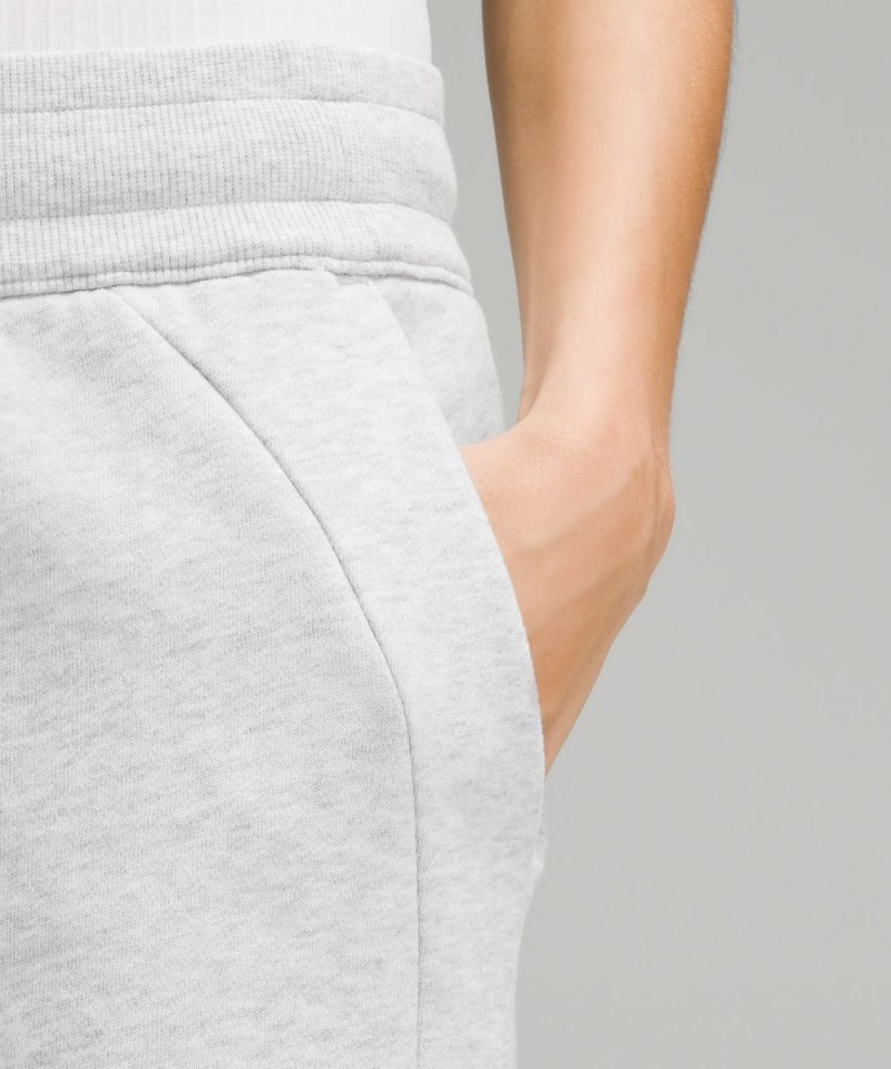 Lululemon Scuba High-Rise Cropped Jogger Heathered Core Ultra Light Grey Online Outlet Sale