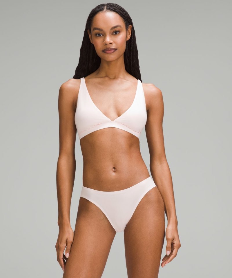 Lululemon Wundermost Ultra-Soft Nulu Triangle Bralette A–D Cups Strawberry Milkshake Online Outlet Sale