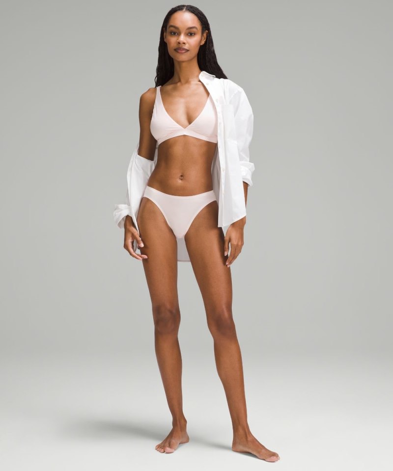 Lululemon Wundermost Ultra-Soft Nulu Triangle Bralette A–D Cups Strawberry Milkshake Online Outlet Sale
