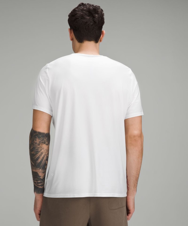 Lululemon Ultra-Soft Nulu Short-Sleeve T-Shirt White Online Outlet Sale