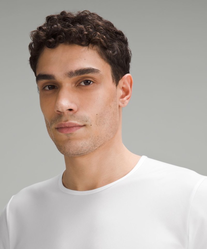 Lululemon Ultra-Soft Nulu Short-Sleeve T-Shirt White Online Outlet Sale