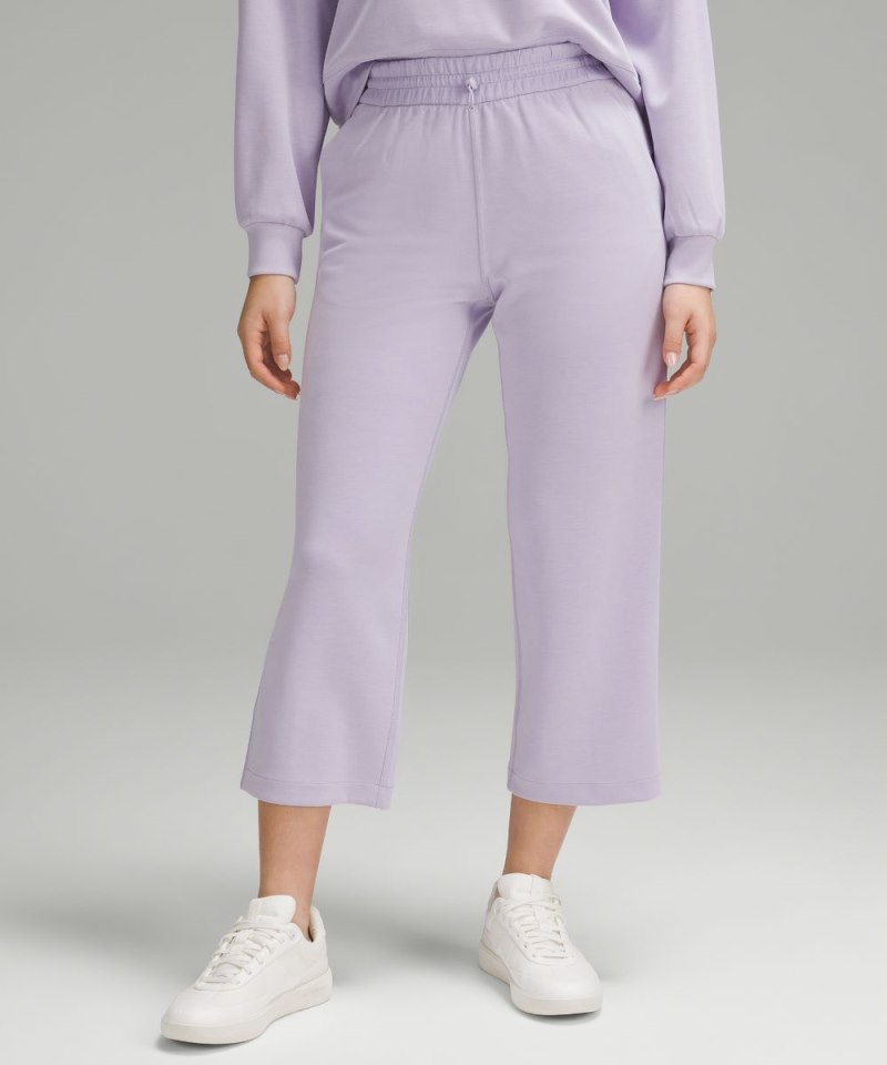 Lululemon Softstreme High-Rise Straight-Leg Cropped Pant Lilac Ether Online Outlet Sale