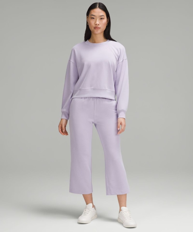 Lululemon Softstreme High-Rise Straight-Leg Cropped Pant Lilac Ether Online Outlet Sale
