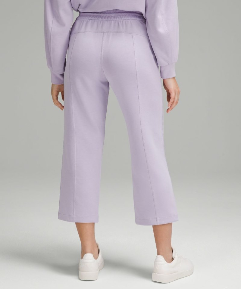 Lululemon Softstreme High-Rise Straight-Leg Cropped Pant Lilac Ether Online Outlet Sale