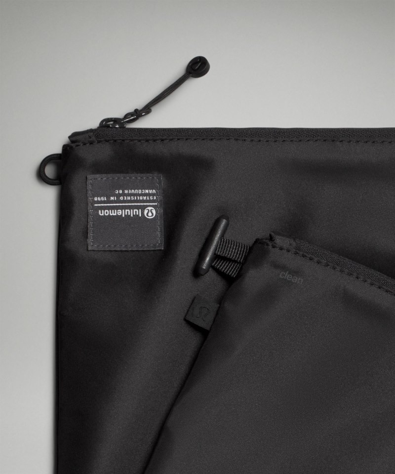 Lululemon Travel Laundry Bag 12L Black / Detours Welcome Emboss Black Online Outlet Sale