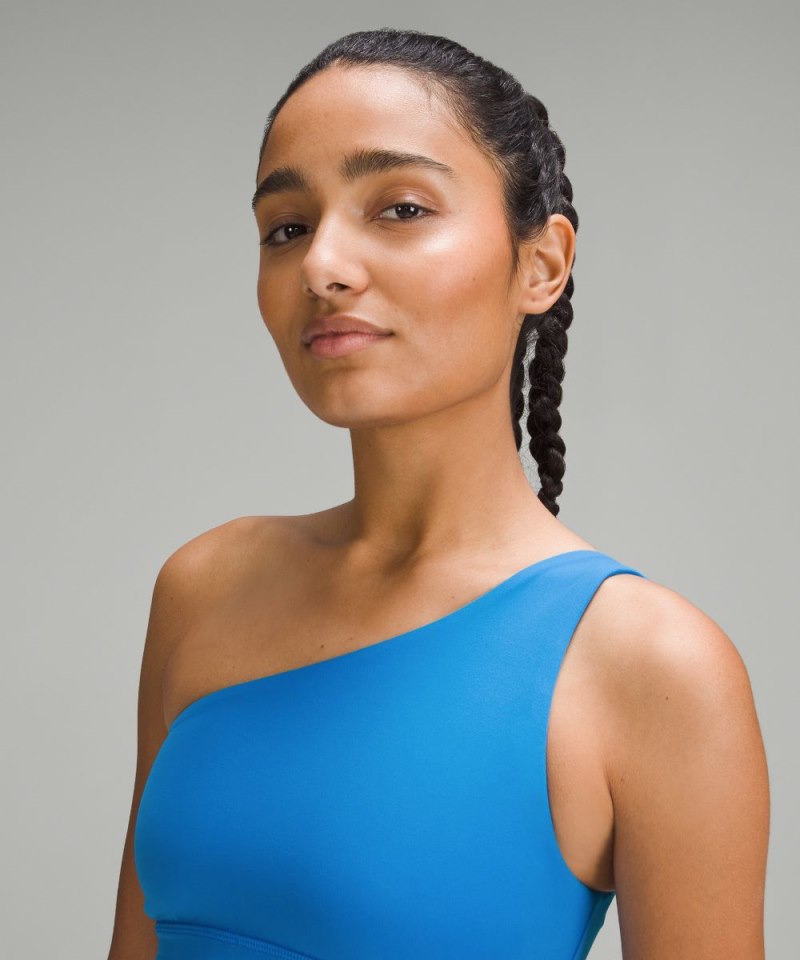 Lululemon lululemon Align™ Asymmetrical Bra Light Support, A / B Cup *Pride Poolside Online Outlet Sale