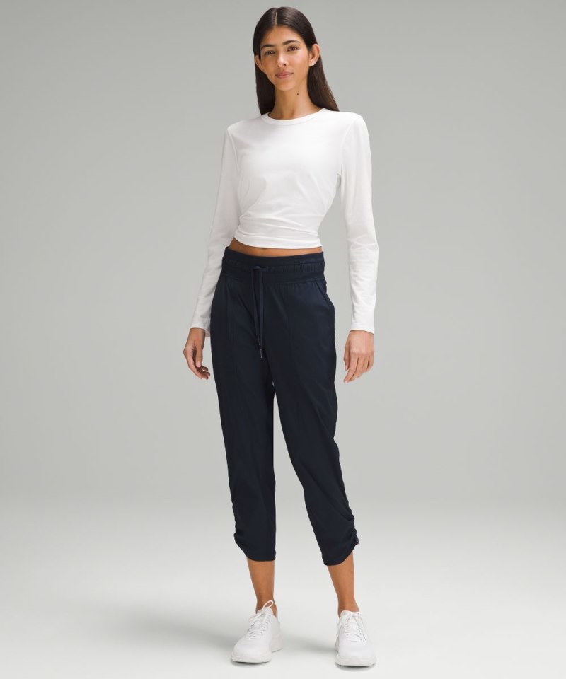 Lululemon Dance Studio Mid-Rise Cropped Pant True Navy Online Outlet Sale